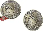Dumpster Fire Coin Hilarious Medallion, Dumpster Fire Desk Coin, Dumpster Fire Challenge Coin, Commemorative Dumpster Fire Ornament for Graduation, Reward, Parting, Pranks