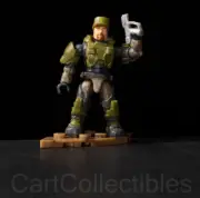 HALO MEGA BLOKS CONSTRUX UNSC MASTER SERGEANT MARCUS STACKER MINI FIGURE