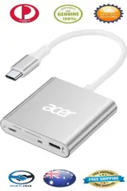 NEW Acer USB C SD 4.0 Card Reader, Dual Slot Type-C SD Memory Card Reader