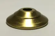 New 1 3/8" Solid Spun Brass Vase Cap, Lamp Cap, Unfinished Brass, 1/8 IP VC600U