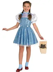 Wizard of Oz Sequined Dorothy Girls Book Week Costume