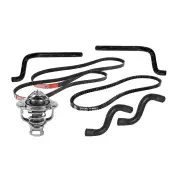 Gates Thermostat Radiator Heater Hose Belt Kit for Nissan Pathfinder R50 3.3L