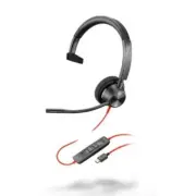 Poly Blackwire BW3310, UC, Monaural USB-C Corded Headset