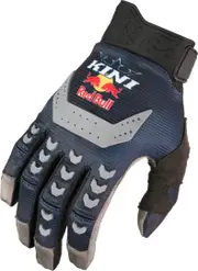 Kini Red Bull MXC 1.0 Motocross Gloves, grey-blue, Size S for Men Grey Blue