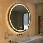 Versatile LED Backlit Bathroom Mirror Large Round Vanity Mirror,Shatter-Proof AU