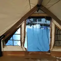 在飛比找樂天市場購物網優惠-帳篷 充氣野營帳篷 單人雙人戶外營帳篷 便攜折疊棉布防雨野營