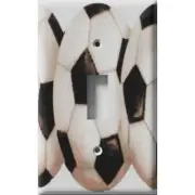 SnazzySwitch Soccer Decorative Light Switch Plate Cover
