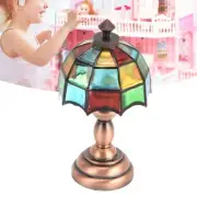 1:12 Dollhouse Wireless LED Desk Lamp Miniature Table Lamp