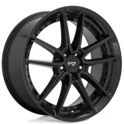 17x8" Niche Wheels M223 DFS Gloss Black Rims