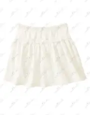 NWT GYMBOREE EVERYDAY FAVORITES WHITE PULL ON SKIRT SZ 4