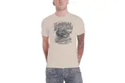 Creedence Clearwater Revival T Shirt Born On The Bayou Official Mens Sand