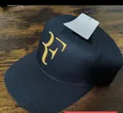 UNIQLO Roger Federer RF Cap 2023 Limited Edition Black and Gold NEW w/Tag