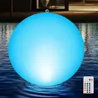 Floating Pool Lights, 15'' Solar Pool Lights That Float, Inflatable Waterproof L