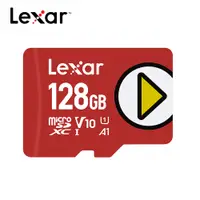 在飛比找PChome24h購物優惠-Lexar PLAY microSDXC UHS-I U1 