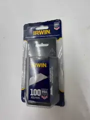 (QTY 100) Irwin 2084400 Heavy Duty Utility Knife Blade Multi-Purpose