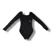 BLOCH Dance Women's Premier Long Sleeve Leotard – Black, Petite, NWT