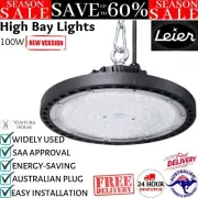 Leier High Bay LED Lights 100W Industrial Workshop Warehouse UFO Lamp Lighting