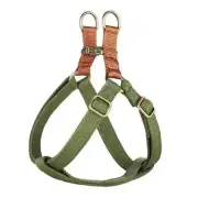 Step in Dog Harness with Metal Buckles, Freedom Nylon XS: Chest 11-14" Green