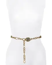 Kurt Geiger London Women's Eagle Head Chain Belt