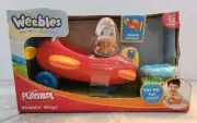 Playskool Weebles Wobblin' Wings Pilot, Pull String Cloud 2010 Hasbro Plane A26