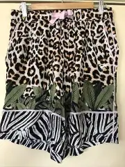 Peter Alexander M Animal/jungle Print Sleep Shorts New With Defects (holes)