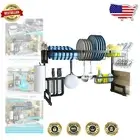 Space-Saving 2-Tier Dish Rack for Over The Sink - Durable Stainless Steel Design