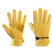 Wear-Resistant NoN-Slip Comfortable and Soft Site Protective Welding Head Layer Cowhide Work Gloves