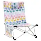 Porta 76cm Oceana Beach Vibes Chair Folding/Portable Camping Stool Outdoor Seat