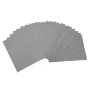 24 Pack 10.83 x 8.46" 1.7mm Thickness EVA Foam Sheets for Arts Dark Gray