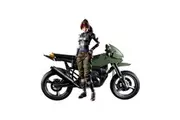 Final Fantasy VII Jessie & Motorcycle Play Arts Action Figure Collectable