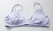 RVCA Women's Floral Print Delia High Triangle Bikini Top CL8 iris Size XL(US:14)