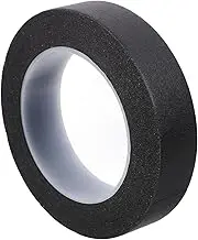 Black Masking Tape 1 Inch X 55 Yards, Painters Tape for Art DIY Crafts, Strong Adhesive, Easy to Tear, Ideal for Painting, Labeling, and Decorations