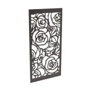 ProtectorAl 300-940w x 941-1840h Black Roses Framed Composite Decorative Panel