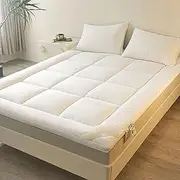 100% Cotton Japanese Futon Mattress - Foldable Floor Bed Mattress, Single/Double Size (120x200, 150x200) - Tatami Mattress for Comfortable Sleep - Perfect for Dorms & Guest Rooms(A,120 * 200cm)