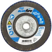 Norton 66623399189 5x5/8-11” BlueFire R884P ZA Type 29 Flap Discs 36 Grit 10 pk
