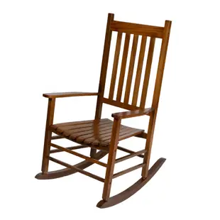 猛男傢俱 印尼進口桃花心木原木搖椅 原木搖椅 木製搖椅 DIY椅子 遙遙椅 高背搖椅 老人躺椅 棕色 (4.8折)