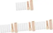 4 Sets Rhinoplasty Essential Oil Scent Stick Steam Nose Vent Diffuser Aroma Gel Breathing Inhalation Mask Humidifiers Smell Rinse Mouth Fragrance Incense Sticks Wood