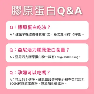 【熱銷排行】日本NIPPI亞尼活力日本水解魚鱗膠原蛋白粉150g │高濃度100%純膠原│孕婦 哺乳期推薦