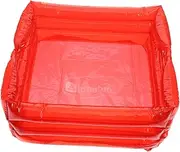 Generic Inflatable Foot Wash Basin Portable Collapsible Foot Soaking Bucket Durable Water Container for Outdoor Travel Camping Hiking and Beach Activities