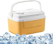 Camping Cooler | 8L Portable Insulated Ice Cooler Box,Large Capacity Ice Chest with Handle Leakproof Car Refrigerator for Beverage Hiking Truck