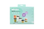Beaba Stackable Clip Food Storage Jars Meal Set | Storm 12 Piece