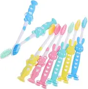 GOOHOCHY Boys Toothbrush Set 32pcs Soft Bristles Kids Travel Kit Cartoon Brush Set