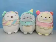 Jumbo San-X Sumikko Gurashi Shirokuma Tokage Neko Mochi Ice Cream Plush 30cm