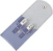 Nail Kit Sharp Blade and Smooth Trimming for Manicure and Pedicure 4-Piece Set to Meet Daily Needs Carbon, B-Style Blue
