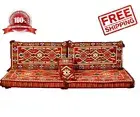 Sofa Corner Cushion Set Arabic Ottoman Kilim pillows Lounge Couch with SPONGE