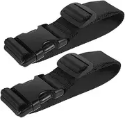 2pcs Universal Adjustable Bag Straps Shoulder Strap Polyester Extender for Bag Fanny Pack Purse Replacement Belt