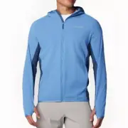 Columbia Men’s Spectre Ridge Full Zip Tech Fleece, Omni-Shield, Blue, Medium