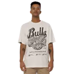 [Mitchell & Ness] Mitchell & Ness Chicago Bulls Vintage Fit Tee - Men T-Shirts