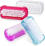 cobee 4 Pcs Nail Brush Two Sided, Fingernail Brush Hand Brush Set, Soft Nail Scrubber Brush Toes Cleaning Brush for Cleaning Fingernails Men Women Hand Cleaning Tool