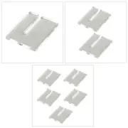 Transparent Puller Acrylic Rounded Cutting Distance Ruler Manual Leather Tool